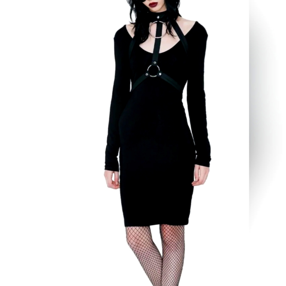 Killstar Jett Black Dress, Large, NWT
